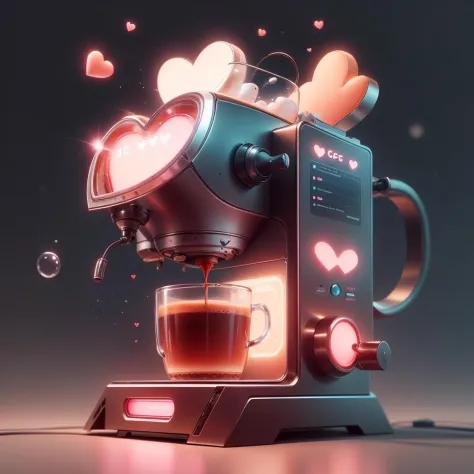 <lora:CupidTech-22:0.8>, cupidtech  ,scifi, 
coffee machine , mug,