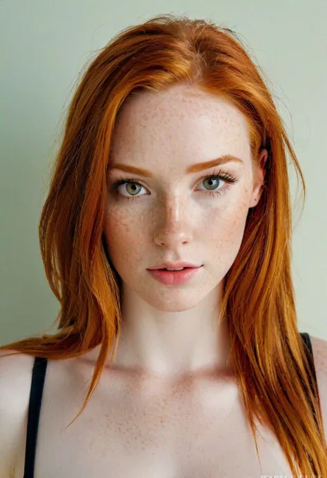 Super realistic image, high quality uhd 8K, of 1 girl,  detailed realistic, redhead, long ginger hair, highly detailed realistic...