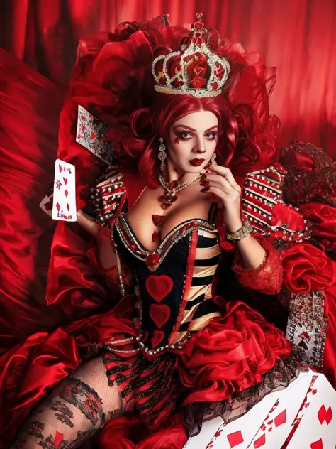 Photorealistic Queen of Hearts 红心皇后