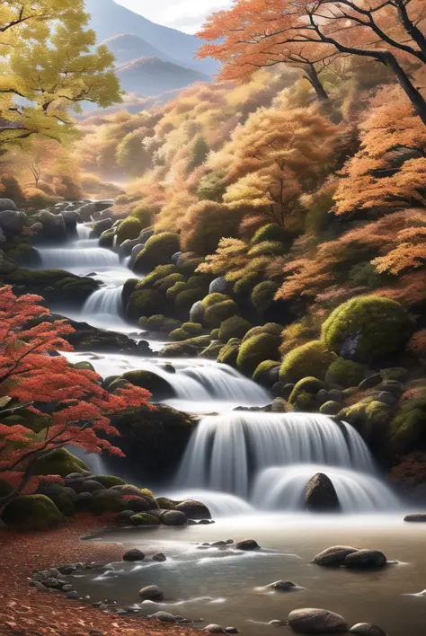 (extrem detailliertes CG Unity 8k-Hintergrundbild),(Meisterwerk), (beste Qualität), (realistisch), Geisha, Kimono, Tanzen, elf, spitze Ohren, (((beste Qualität))), ((ultra-detailliert)), (Illustration), Herbst japanischer Wald