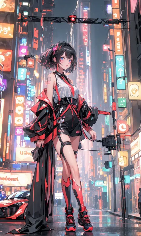 (masterpiece, best quality, high quality, highres, ultra-detailed),  <lora:Cyberworld_20230622141420-000018:0.7>, Cyberworld,no no humans, street,neon lights, (masterpiece, best quality, high quality, highres, ultra-detailed),