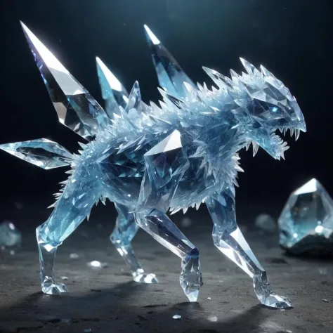 crystalline sharded creature,