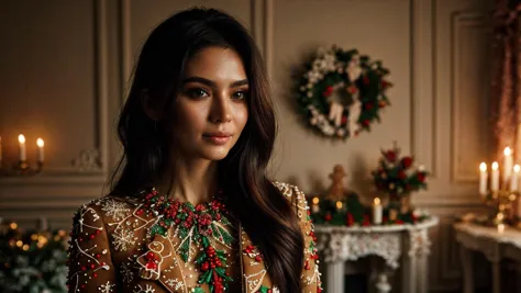 RAW photo, 1girl, black long hair, jaket made of christmas gingerbread, complex christmas room background, 8k uhd, dslr, soft lighting, high quality, film grain, Fujifilm XT3, (intricate details:0.9), (hdr, hyperdetailed:1.2)
<lora:GingerbreadFashion:0.65> gingerbreadfashion
<lora:pytorch_lora_weights:0.8>