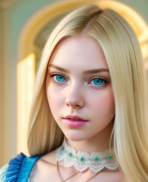 real, photoshoot, realistic, perspective, luminescent, bright colors, illusion, atmospheric scene, masterpiece, best quality, (detailed beautiful face, detail skin texture, ultra-detailed body:1.1), <lyco:ellefanning_lycor_02-000003:1>, ellefanning-smf, 1g...
