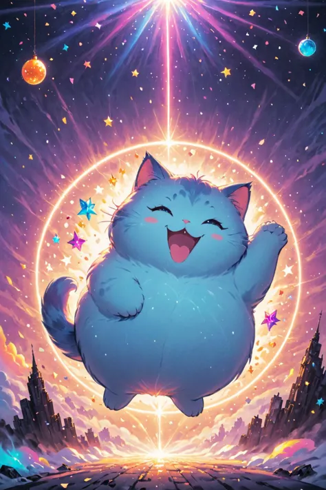 (("Happy New Year":1.3) text logo:1.3), cosmic canvas,  neon city background, flawless, clean, masterpiece, painting of a cute chubby cat, <lora:Harrlogos_v1.1:1>   <lora:Cosmic_Canvas_SDXL:1>