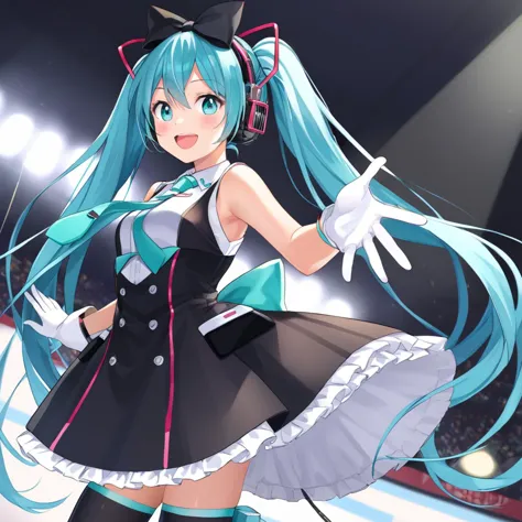 score_9, score_8_up, score_7_up, source anime, real realistic,
miku, magicalmiku2016, happy, looking at viewer, , reaching towar...