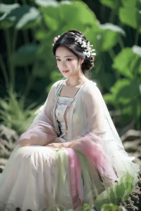 【Realistic】莲花古装 China Dress / Hanfu / Guzhuang / Acient Chinese Dress