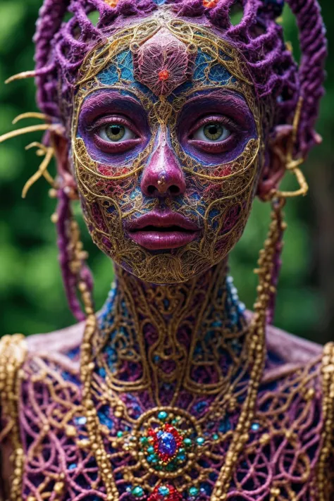 ((Detailed)), ((Astounding)), ((Exquisite)), ((8K)), ((Intricate)), ((Impressive)), Beastshifter, woman, regal, royal, slime,  tendrils, sinews, Druidic, Wildshape, raw photo, RAW Image, Original photo, Unedited photo, gloomy, Deep depth of field, Small aperture, Sharp from front to back  <lora:detail_slider_v4:2>  <lora:NeuronalConnectionV2:0.4> <lora:color_slider_v2:1><lora:PAseer-SD15-LCM Quick:1>