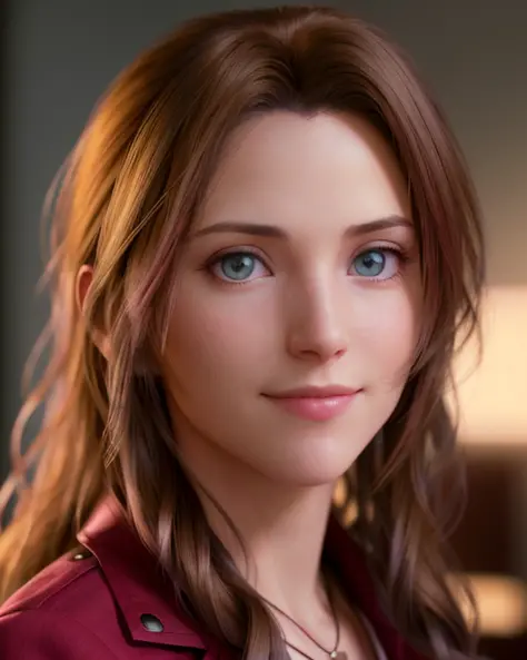 medium shot of 1woman,(smile:0.2),(((eyes looking at viewer))),long hair untied,pink dress,maroon jacket,side lighting,rim lighting on hair,shallow sharp depth of field,(highly detailed), (Masterpiece), movie still, (HDR), (8k wallpaper),living room background
<lora:aerithMeenow_tifaV1:0.4>