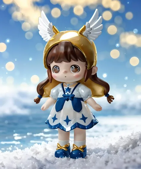 blindbox,Animal ear,1girl,solo, Angel, shine particle,frosted,