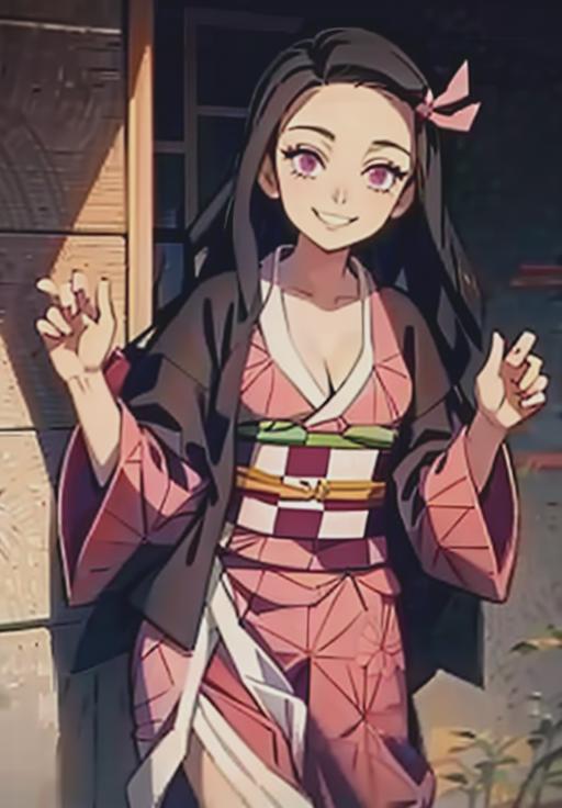 Nezuko_normal, smirk, (gorgeou - SeaArt AI