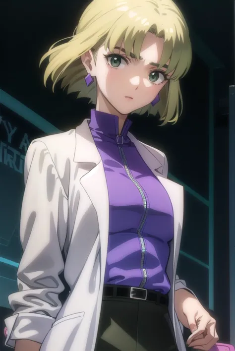 ritsukoakagi, <lyco:ritsuko akagi rebuild-lyco-nochekaiser:1>,
ritsuko akagi, short hair, blonde hair, mole, mole under eye, (pa...