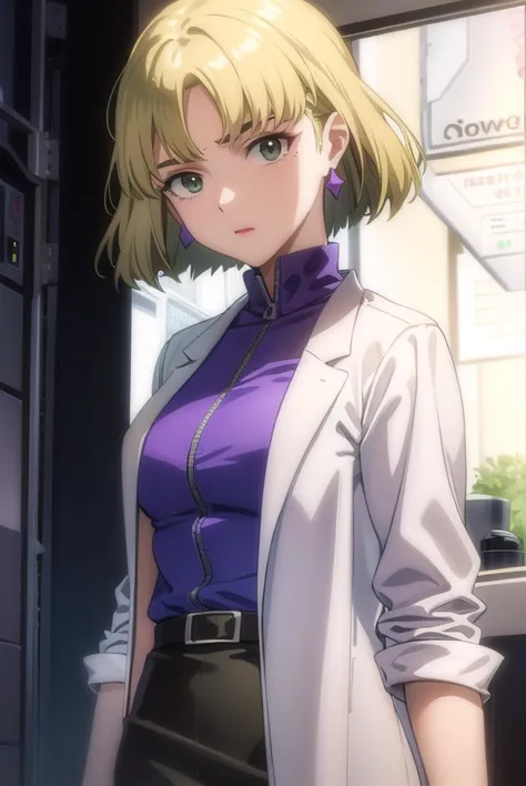 ritsukoakagi, <lyco:ritsuko akagi rebuild-lyco-nochekaiser:1>,
ritsuko akagi, short hair, blonde hair, mole, mole under eye, (pa...