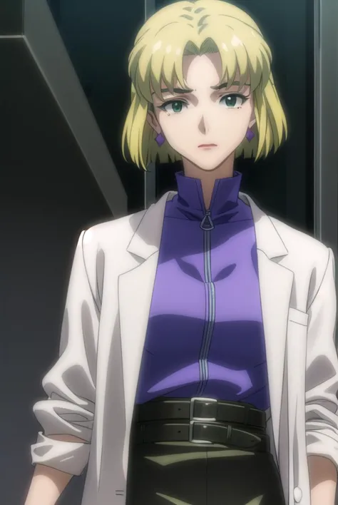 ritsukoakagi, <lyco:ritsuko akagi rebuild-lyco-nochekaiser:1>,
ritsuko akagi, short hair, blonde hair, mole, mole under eye, (pa...