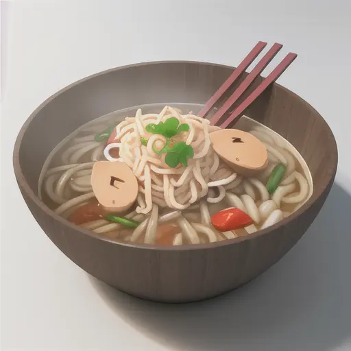 Game iconasterpiece}}, {A bowl of noodles}, solid color background, {3D rendering 2D, blender cycles, Volumetric light}, icon_pxv game hangV0.0.1