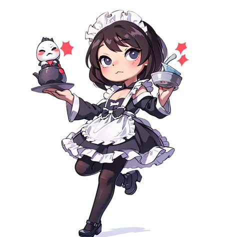 (masterpiece, best quality:1.2),
1girl,  <lora:q1m41d:0.7> q1m41d, long sleeves, maid dress, mary jane shoes, pantyhose, full bo...