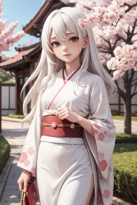 (masterpiece:1.2),best quality,extremely detailed,
BREAK
cute girl,(petite:1.3),solo,shiny skin,small breasts,very long hair,
detailed eyes,perfect anatomy,
cute eyes,(white eyes:1.3),(white hair:1.4),
BREAK
pink kimono,sakura kimono,
BREAK
sakura,sakura tree,apple,apple caramel,
BREAK
character focus,looking at viewer,holding apple,
BREAK
<lyco:Add More Details:0.4>