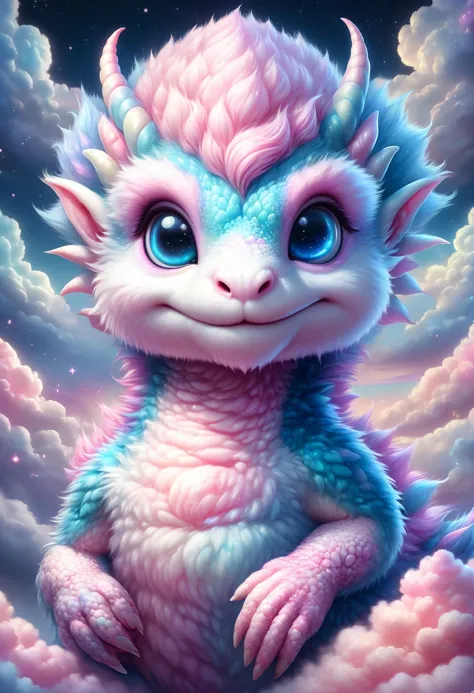 <lora:SDXLCottonCandy:1> cottoncandy,a firework dragon in the sky, firework shaped eastern dragon, up close, extremely detailed,...