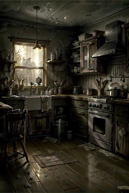 Cocina podrida DarkWoodsStyle, hongos