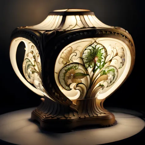 <lora:ArtDecoAI:0.9> ArtDecoAI lamp, detailed, intricate