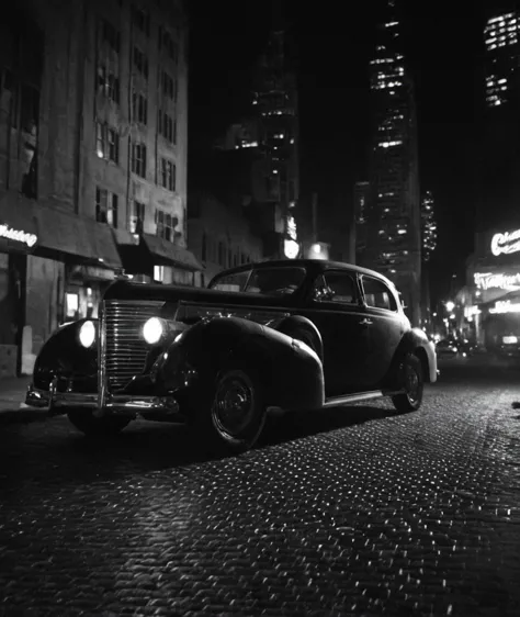 Nuclear Film Noir 40s and 50s style SDXL ( early beta ) LoRa