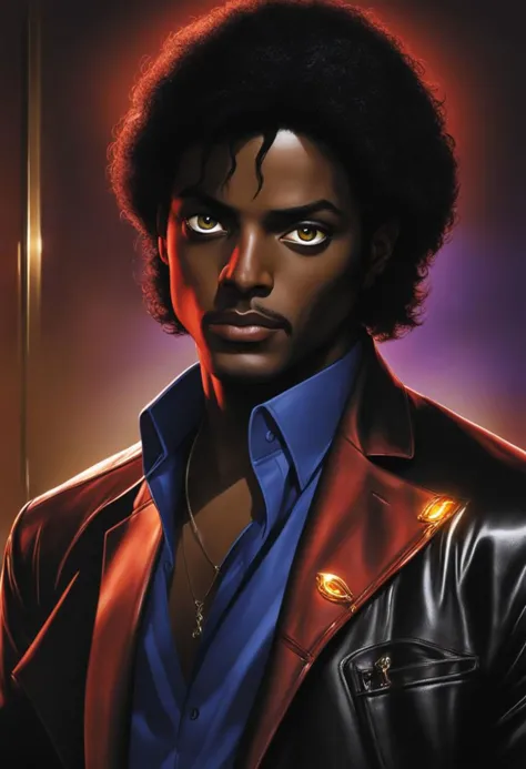 Michael Jackson glowing eyes model