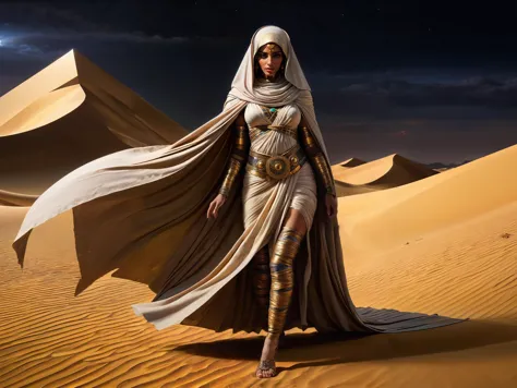 (full body:1.8),
sexy woman, lying on his back the night dark sand, completely covered with brown bandages like a mummy, the mummy, night background, official anime artwork, anomander rake, fine artstyle, desert valley of bones, veil, twisted god with , marvel japan coloring, character is standing, flowing fabric, in egypt, anime, clear image, by Makoto Aida, planeswalker
((best quality)), ((masterpiece)), detailed soft oil painting, detailed background, dramatic cinematic lighting, soft edge lighting, professional, dramatic lighting, hard edge lighting,
ultra quality, 4k,(masteriece, best quality, 8k, ultra highres, highres:1.4), extremely detailed <lora:add-detail-xl:1.0>
