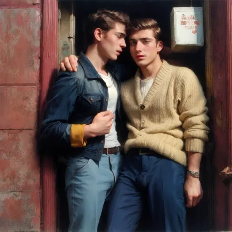 gay romance novel cover by Vivian Maier