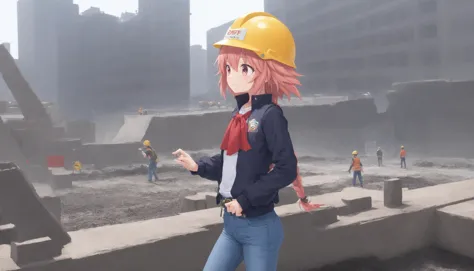 (construction helmet:0.98), [[jeans]], [[braid]], [astolfo], [[new york]]