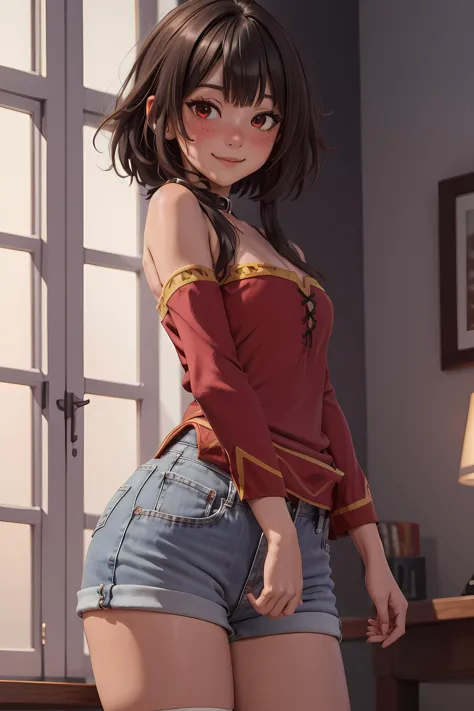 (masterpiece, best quality, hires, high resolution:1.2), extremely detailed, realistic, intricate details, highres,<lora:Megumin...