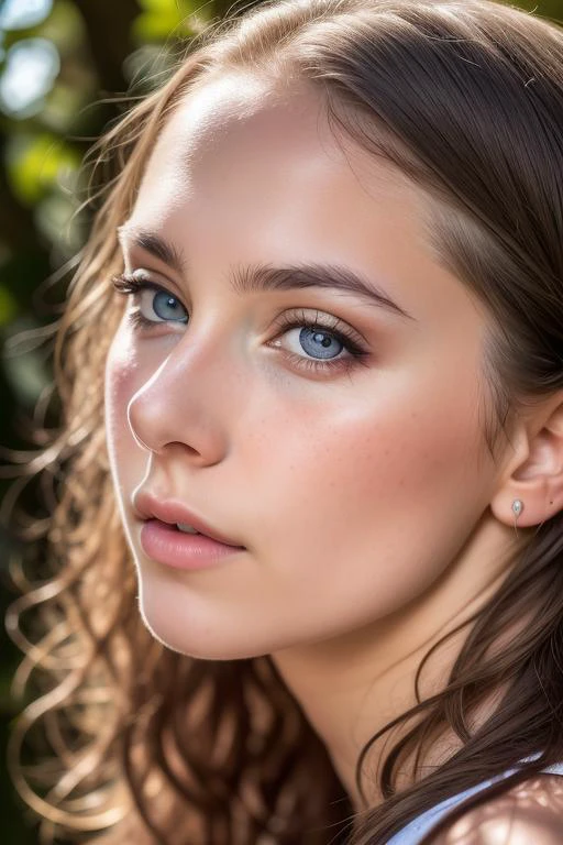 foto en bruto, fotografía, Fotorrealista, Fotografía vibrante de 8k de una mujer en la naturaleza., ultra detalle, finamente detallado, luz dramática, finamente detallado beautiful eyes, piel detallada, profundidad de campo