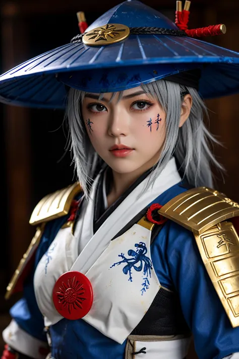 1girl raiden shogun realistic style, cosplay