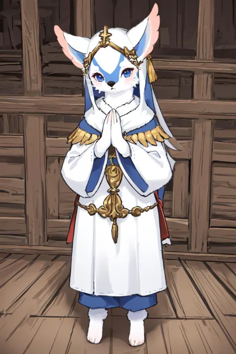 (masterpiece, best quality, hires), <lora:bdoPapu:0.8>, bdopapu, detailed background, front view, praying, cleric, male