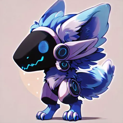 Character: Protogen ( Furry Specie ) with White Total Part skin, Eyes Visor Cyan, Ears Inside Total part Cyan and blue liters
Cl...