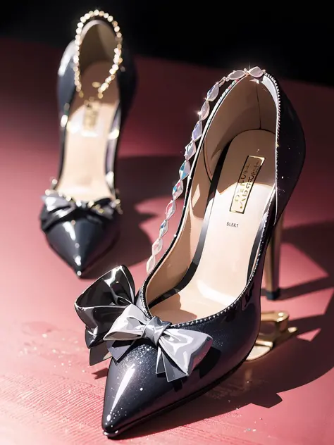 Floral Bow Crystal Pointy Heels | 仙女尖头高跟鞋
