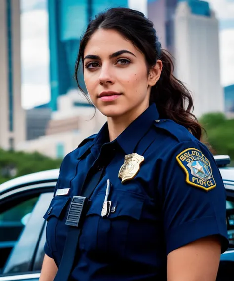 melissa fumero as a police officer - SeaArt Al - Free Al Art Generator