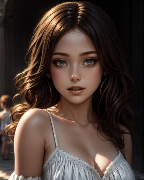 1 girl, white dress, full body, masterpiece,ultra realistic,32k,extremely detailed CG unity 8k wallpaper, best quality,  <lora:c...