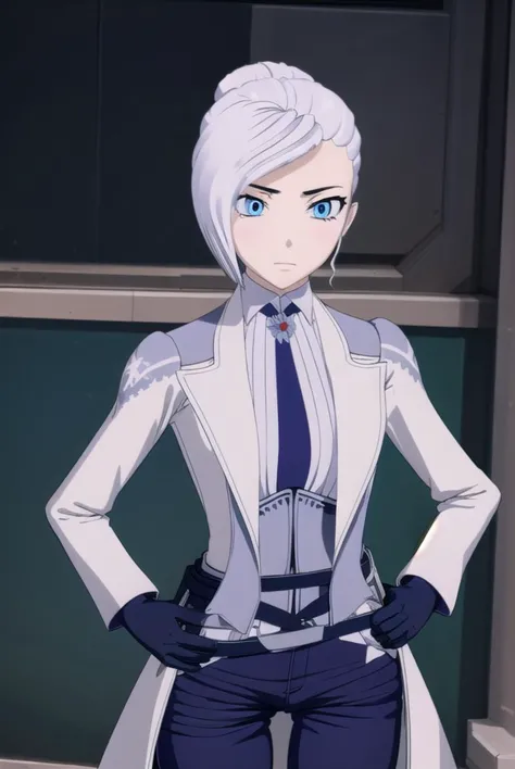 winterschnee, <lyco:winterschnee-lyco-nochekaiser:1>,
winter schnee, blue eyes, white hair, hair bun, single hair bun,
BREAK gloves, boots, necktie, black gloves, belt, pants, black footwear, uniform, high heels, coat, blue pants, knee boots, black necktie, high heel boots, white coat,
BREAK indoors, castle,
BREAK looking at viewer, (cowboy shot:1.5),
BREAK <lyco:GoodHands-beta2:1>, (masterpiece:1.2), best quality, high resolution, unity 8k wallpaper, (illustration:0.8), (beautiful detailed eyes:1.6), extremely detailed face, perfect lighting, extremely detailed CG, (perfect hands, perfect anatomy),