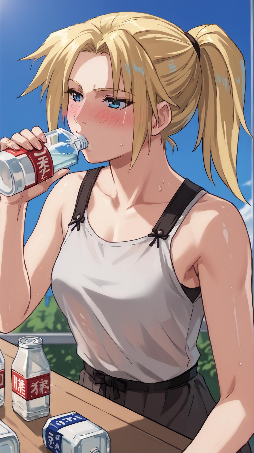 Luanne platter, king of the hill, long blonde hair, detailed eyes - SeaArt  AI