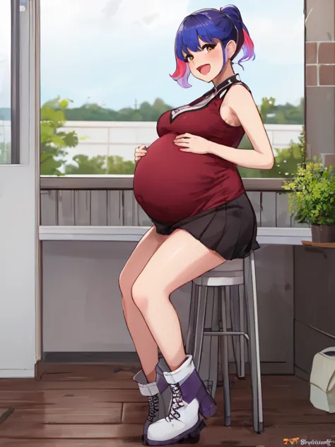 Very Pregnant Woman