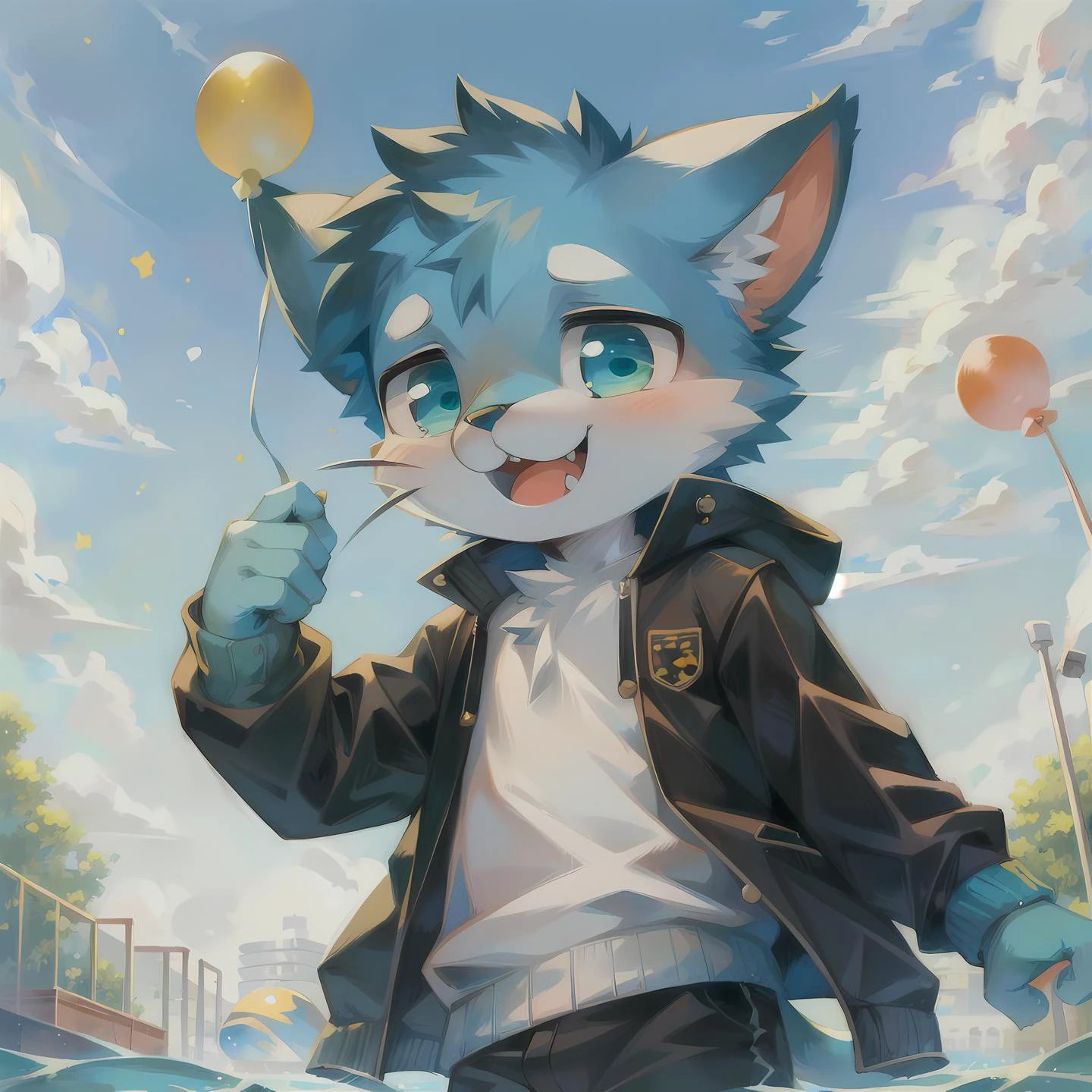 masterpiece, high quality portrait, realistic, anthro, furry - SeaArt AI