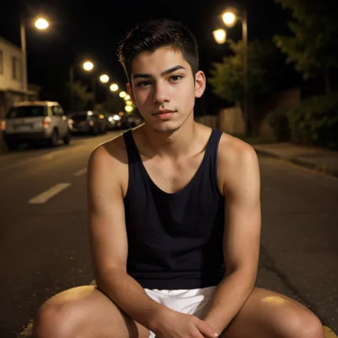Candid photo of dg_Luis, 18yo boy, (short hair), skin imperfections, expressive, chill atmosphere, <lora:dg_Luis_v1:0.8>, 
portr...