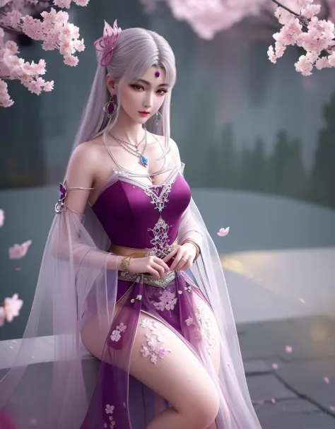 (,1girl, pov,best quality, ) , ((, jewelry, earrings, necklace, looking at viewer,  facing viewer, outdoors, cherry blossoms,  ))    <lora:DA_XiaoYiXianTianDuNv:0.8>
ultra realistic 8k cg, flawless, clean, masterpiece, professional artwork, famous artwork, cinematic lighting, cinematic bloom, perfect face, beautiful face, fantasy, dreamlike, unreal, science fiction, lace, lace trim, lace-trimmed legwear, luxury, jewelry, diamond, gold, pearl, gem, sapphire, ruby, emerald, intricate detail, delicate pattern, charming, alluring, seductive, erotic, enchanting, hair ornament, necklace, earrings, bracelet, armlet,halo,autumn leaves,