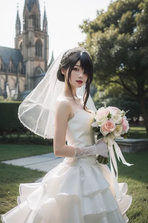 时崎狂三 婚纱 tokisaki kurumi wedding dress