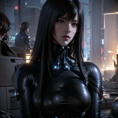 reika\(gantz\), reika\(shortsuit\), (8k, best quality, masterpiece:1.2), (realistic, photo-realistic:1.37), ultra-detailed, 1 gi...