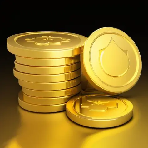 A gold coin,(an coin:1.25),(Pure Gold:1.1),(cartoon,3d:1.3),(masterpiece, top quality,best quality, official art, beautiful and aesthetic:1.2),Game ICON,HD Transparent background,Volume light,No human,fantasy,best quality,,game coin, <lora:coin:0.5>