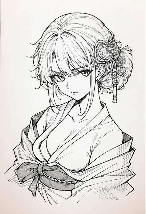 score_9, score_8_up, score_7_up, source_anime, <lora:traditional_slider_v1_NEGWEIGHT:-0.7>, female, white background, kimono, medium breasts, portrait,