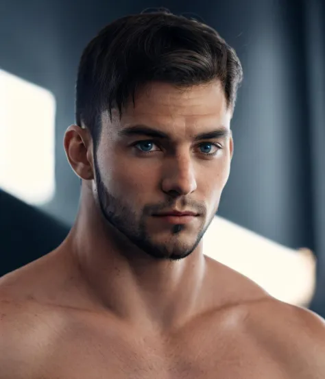1boy, male, realistic, ultra quality, highly detailed, ultra HD, muscular,  <lora:Justin Howells:0.91>, face focus,