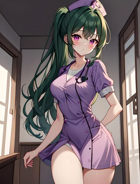 Purple Nurse Outfit