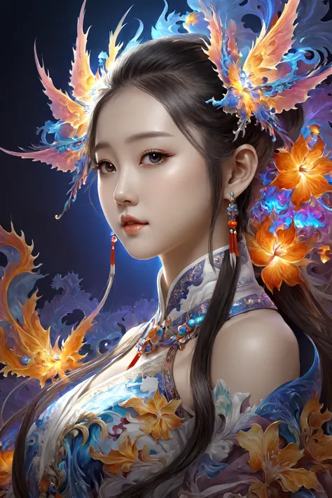 official art, highest details, beautiful and aesthetic, fractal art, colorful,
masterpiece, best quality, 1girl,  <lora:kwFemale_Beta40-SDXL_v1:1>, chinese